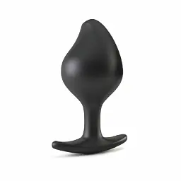 Анальна пробка Mystim Buttplug Rocking Force Vibe 9.5 см (чорний)