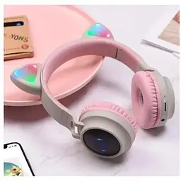Навушники Hoco W27 CAT EAR Wireless headphones рожеві 6931474718464 - мініатюра 4