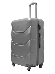 Валіза велика L ABS-пластик Milano bag 147M 76×51×31см 115л Срібна - мініатюра 1