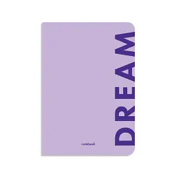Блокнот у клiтинку Dream фіолетовий