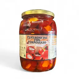 Перець Peperoncini con Formagio фарширований сиром рикота 1000 г