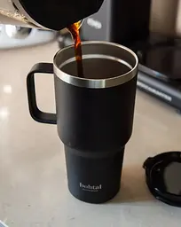 Термостакан SmartShake Bohtal з ручкою з нержавіючої сталі Tumbler Black 900 мл (11281601) - мініатюра 3