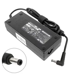 Блок живлення для ноутбука Asus 19V, 6.3A, 120W, 5.5x2.5мм, 3 hole, L-подібний роз'єм, black (без кабеля) - мініатюра 2