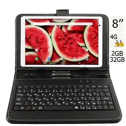 Планшет-телефон Hoozo MTPad8LTE 2/32 Gold+Чохол-клавіатура - мініатюра 2