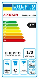 Пральна машина Ardesto (SWMG-6120W) - мініатюра 3