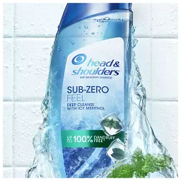 Шампунь проти лупи Head & Shoulders Sub Zero Feel Deep Cleanse 300 мл - мініатюра 3