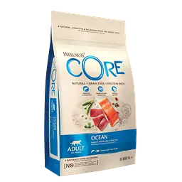 Сухий корм для дорослих котів Wellness CORE Adult Ocean з лососем та тунцем 4кг