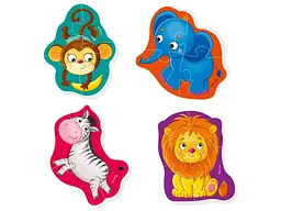 Бебі Пазли VLADI TOYS "Дитинчата. Зоопарк" VT1106-88 - мініатюра 2