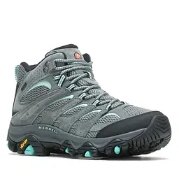 Черевики жіночі Merrell Moab 3 Mid GTX Women 39 Сірий-Бірюзовий