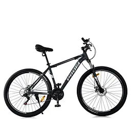 Велосипед MTB2903-5, 29 дюймів, алюм.рама 19 Shimano 21SP сіро-чорний - мініатюра 2