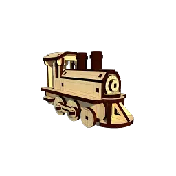 Механічний 3D Пазл UGEARS потяг локомотив (1871936905) - мініатюра 4