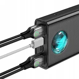 PowerBank Baseus Amblight для ноутбука швидка зарядка 30000 mAh 65W + кабель 100W в комплекті - мініатюра 5