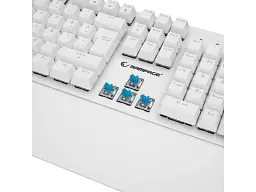 Клавіатура Rampage UMBRA KB-R86 Blue Switch White (KB-R86WHITEBS) - мініатюра 5
