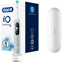 Електрична зубна щітка Oral-B iO Series 6 Grey Opal [123131] - мініатюра 2