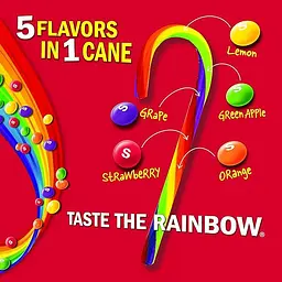 Льодяники Skittles Candy Canes 60шт. - мініатюра 4