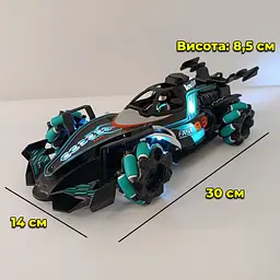 Машинка на радіокеруванні Racing Стиль Формула-1, пускає пар, світиться - мініатюра 4