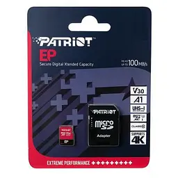 Карта пам'яті Patriot 1TB microSD class 10 UHS-I U3 (PEF1TBEP31MCX) - мініатюра 4