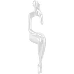 Декоративна статуетка MBM My Home Людина мислить біла (DH-ST-27 WHITE)