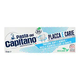 Зубна паста Pasta Del Capitano Placca e Carie, проти карієсу та зубного нальоту, 75 мл - мініатюра 2