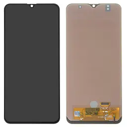 Дисплей Samsung A205 Galaxy A20, A205F/DS Galaxy A20, M107F/DS Galaxy M10s, чорний, без рамки, , (TFT)