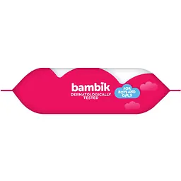 Дитячі вологі серветки Bambik із вівсяним молочком 120 шт. - мініатюра 3