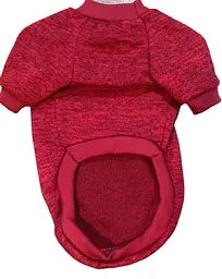Кофта для собак та котів EcoToys Rose S ряба малинова A: 25 см B: 34 см C: 20 см 7136 - мініатюра 2