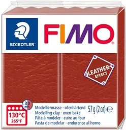 Полімерна глина Fimo Leather-effect, 57 г., Іржа, (8010-749)