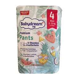 Дитячі підгузки-трусики Babydream Premium 4, (9-15 кг), 22 шт