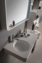 Раковина Volle Solid surface 75x48 13-40-742, Білий