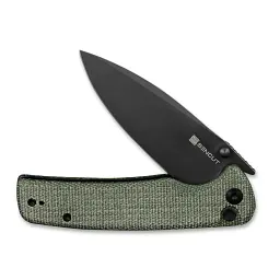 Ніж Sencut Sachse Blackwash Olive Micarta (S21007-2) - мініатюра 6