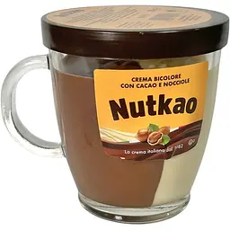 Шоколадна паста Nutkao Duo в горнятку 330 г - мініатюра 2