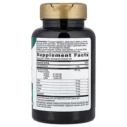 Ферменти для м'язів та травлення Mega-Zyme Systemic Enzymes Nature's Way подвійної дії 100 таблеток - мініатюра 2