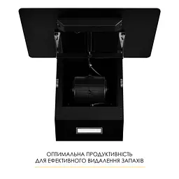 Витяжка декоративна похила WEILOR AURA WDS 63 BLACK - мініатюра 6