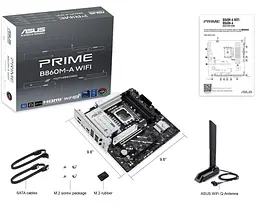 Материнська плата ASUS PRIME B860M-A WIFI (PRIME B860M-A WIFI) (Socket 1851, Intel B860, Micro-ATX) - мініатюра 8