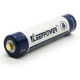 Акумулятор Keeppower Li-ion R03 667mAh P1044U1 AAA 1.5V (Білий із синім) - мініатюра 2