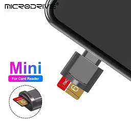Адаптер для читання Micro TF SD-карт, конвертер для Iphone Ipad OTG в Micro SD - мініатюра 2