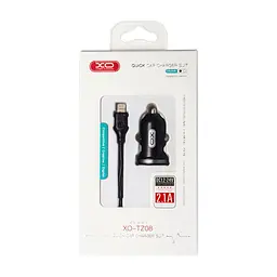 Зарядний пристрій XO 2xUSB 2.1A + cable USB to Lightning black (TZ08-L-BK) - мініатюра 5