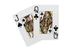 Карти гральні United States Playing Card Company Fournier 2800 Titanium Jumbo Index (blue) (1028935) - мініатюра 4