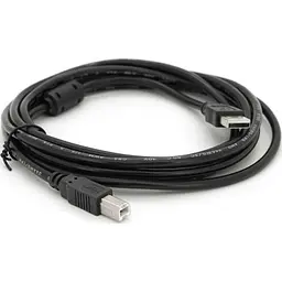 Кабель для принтера Atcom 10909 USB AM - USB BM 5 метрів чорний
