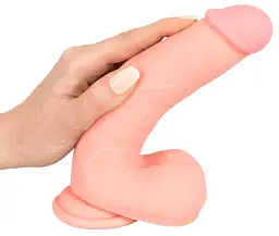 Фалоімітатор Medical Silicone Dildo 20 см тілесний - мініатюра 5