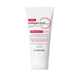 Сонцезахисний крем з колагеном і лактобактеріями Red Lacto Collagen Sun Cream SPF50 + PA ++++ Medi-Peel 50 мл - мініатюра 2