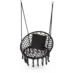 Садова гойдалка Boho Outtec XXL чорний - мініатюра 3