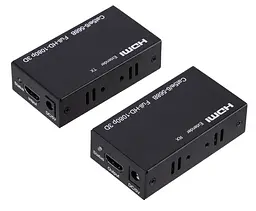 Подовжувач HDMI Extender до 60 метрів по витій парі (один кабель) Tcom 1080p - мініатюра 5