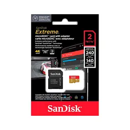 Карта пам'яті SanDisk 2TB microSDXC class 10 UHS-I U3 V30 A2 Extreme (SDSQXAV-2T00-GN6MA) - мініатюра 3