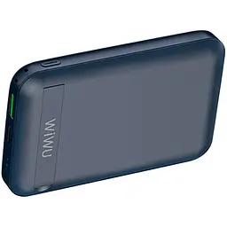 Зовнішній акумулятор Wiwu Snap Cube Magnetic Wireless Charger 10000mAh Blue [6973218947013] [104331] - мініатюра 3