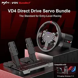 Руль и педали PXN VD4 Bundle for PC - миниатюра 9