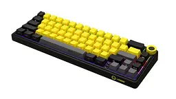 Клавіатура Lorgar KBP70MW Pro Wireless 65% Compact Black Yellow EN/UA (LRG-KBP70MW-YL-US) - мініатюра 4