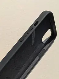 Оригінальний силіконовий чохол для iPhone 15 Plus Apple Silicone Case with MagSafe Midnight Black MT103ZM/A - мініатюра 10