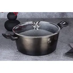 Каструля Berlinger Haus Shiny Black Metallic Line з кришками 4.1 л 24х11.8 см коричнева (BH 6605) - мініатюра 4