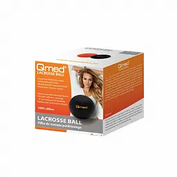 Масажний м'яч Lacrosse Ball, чорний Ø 6 см Qmed fit0025171 - мініатюра 3